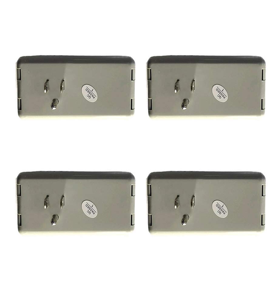 4-Pack 1800W Voltage Brownout Appliance Surge Protector 3-Years Warranty