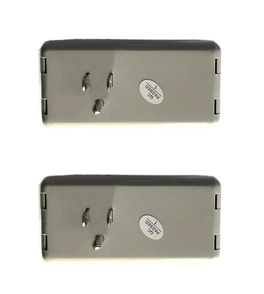 2-Pack Miavolt 1800W Surge Protector for Refrigerator, Freezer, TV, AC & Appliances | Voltage Brownout & Power Spike Guard | 3-Min Delay Restart | Home Power Protection | 3-Year Warranty